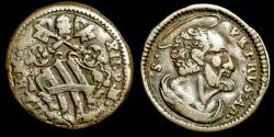 World Coins - Italy Gubbio Clemente XII AE quattrino