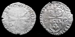 World Coins - France King Charles IX douzain aux deux C