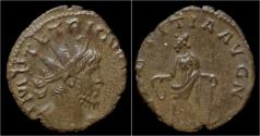 Ancient Coins - Tetricus I billon antoninianus Laetitia standing left
