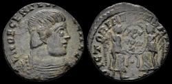 Ancient Coins - Decentius AE centenionalis two Victories holding wreath