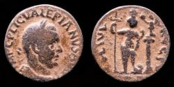 Ancient Coins - Phoenicia Berytus Valerian I AE28 Astarte standing front