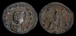 Ancient Coins - Salonina billon antoninianus Vesta seated left.