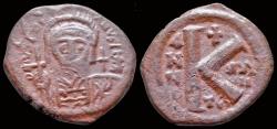 Ancient Coins - Justinian I half follis large K