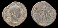 Ancient Coins - Severus Alexander sestertius Sol advancing left