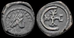 Ancient Coins - Justinian I AE pentanummium Large C