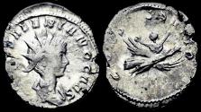 Ancient Coins - Divus Valerian II AR antoninianus Consecratio