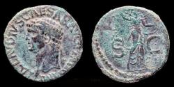 Ancient Coins - Claudius AE As Minerva to right