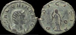 Ancient Coins - Salonina billon antoninianus Pudicitia standing left