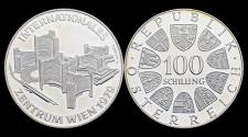 World Coins - Austria 100 schilling 1979- Vienna International Center