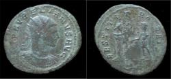 Ancient Coins - Aurelian silvered antoninianus Aurelian on right.