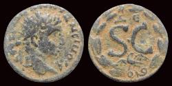 Ancient Coins - Antioch Seleucis and Pieria Elagabalus AE19 S-C in laurel wreath