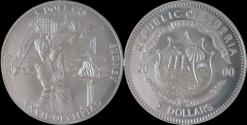 World Coins - Liberia 5 dollar 2000- olympic games in Sydney, Australia