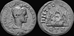 Ancient Coins - Cappadocia  Caesarea  Severus Alexander AE26 Mount Argaeus