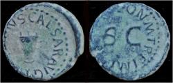 Ancient Coins - Claudius AE quadrans