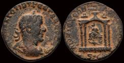 Ancient Coins - Seleucis and Pieria Antioch Trebonianus Gallus AE octassarion shrine