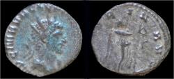 Ancient Coins - Quintillus AE antoninianus Victory walking right