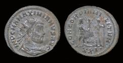 Ancient Coins - Maximian silvered antoninianus Maximian standing right