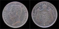 World Coins - Belgium Albert I 20 frank (4belga) 1932FR-pos B
