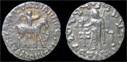 Ancient Coins - Indo-Scythian Kingdom Azes AR tetradrachm