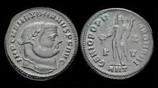 Ancient Coins - Maximian Herculius AE follis Genius standing left