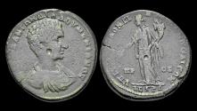 Ancient Coins - Moesia Inferior Nicopolis Diadumenian, Caesar AE tetrassarion Demeter standing