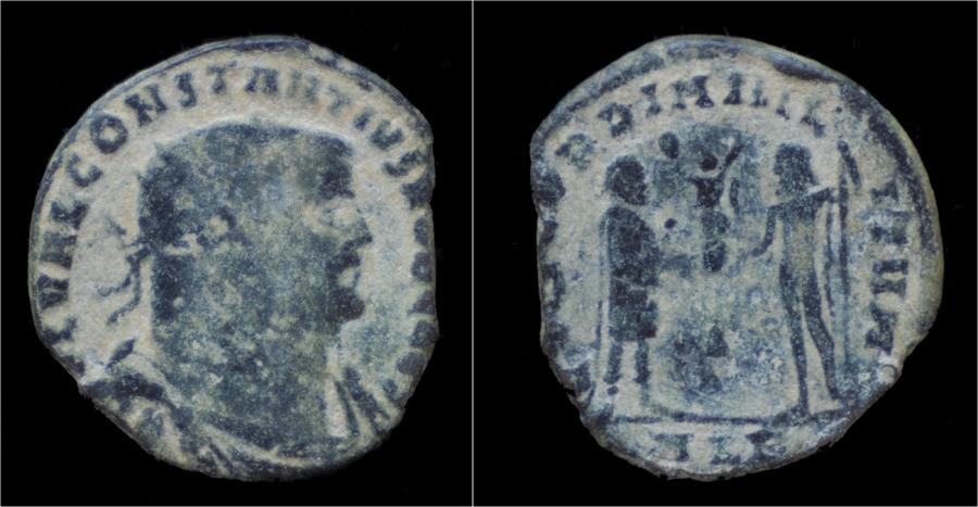Ancient Coins - Constantius I AE19.