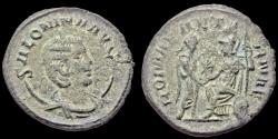 Ancient Coins - Salonina AE antoninianus Gallienus receiving Victory from Roma