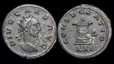 Ancient Coins - Divus Carus AE antoninianus Consecratio