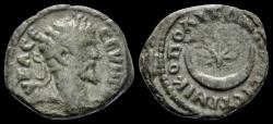 Ancient Coins - Moesia Inferior Nicopolis ad Istrum Septimius Severus assarion star in crescent