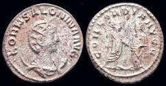 Ancient Coins - Salonina billon antoninianus Gallienus and Salonina facing each other