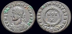 Ancient Coins - Constantine II AE follis wreath