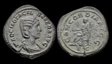 Ancient Coins - Otacilia Severa AE sestertius Concordia seated left