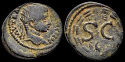 Ancient Coins - Seleucis and Pieria Antioch Elagabalus AE21 large S-C in laurel wreath