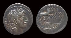 Ancient Coins - C. Vibius C.f. Pansa AR denarius