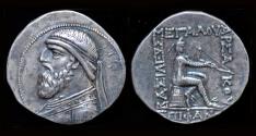 Ancient Coins - Parthian Kingdom Mithradates II AR tetradrachm