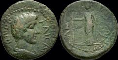 Ancient Coins - Macedon Amphipolis Marcus Aurelius, as Caesar AE20 Artemis standing left