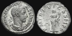 Ancient Coins - Severus Alexander AR denarius Aequitas standing facing