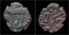 Ancient Coins - India Nagas of Narwa Ganapati Naga AE 1/2 kakini