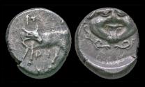 Ancient Coins - Mysia Parion AR hemidrachm facing gorgoneion