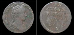World Coins - Austrian Netherlands Brabant Maria-Theresia 1 oord (liard)1745