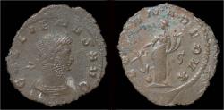 Ancient Coins - Gallienus billon antoninianus Fortuna standing left
