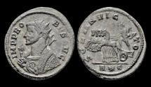 Ancient Coins - Probus AE silvered antoninianus Sol in galloping quadriga left