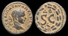 Ancient Coins - Seleucis and Pieria  Antioch  Elagabalus AE20 large S-C in laurel wreath