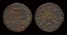 World Coins - Southern Netherlands Brabant Filips II statenduit (gigot des états)