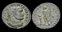 Ancient Coins - Maximian Herculius AE follis Genius standing front
