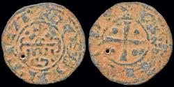 World Coins - Crusader Principality of Antioch Raymond of Poitiers AE denier