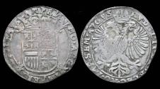 World Coins - Netherlands Kampen Stad arendschilling (6 stuiver) met titel Rudolph II