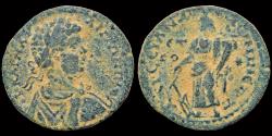 Ancient Coins - Pontos Amaseia Caracalla AE29 Tyche standing left