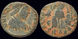 Ancient Coins - Johannes, usurper, AE3 Victory advancing left