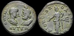 Ancient Coins - Moesia Inferior Dionysopolis Gordian III AE pentassarion Homonoia standing left
